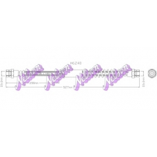 H6240 Brovex-Nelson Тормозной шланг