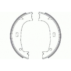 18492715553 S.b.s. Комплект тормозных колодок, стояночная тормозная с