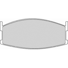 FD844A NECTO Комплект тормозных колодок, дисковый тормоз