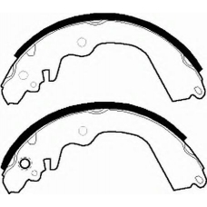 FSB404 FERODO Комплект тормозных колодок