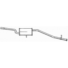 12681 SIGAM Глушитель выхлопных газов конечный