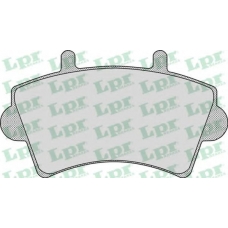 05P884 LPR Комплект тормозных колодок, дисковый тормоз