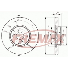 BD-2080 FREMAX Тормозной диск