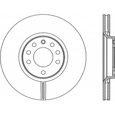 BDA2301.20 OPEN PARTS Тормозной диск