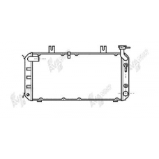 25002028 VAN WEZEL Радиатор, охлаждение двигателя