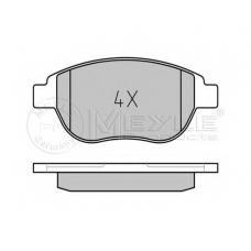 025 236 0019/PD MEYLE Комплект тормозных колодок, дисковый тормоз