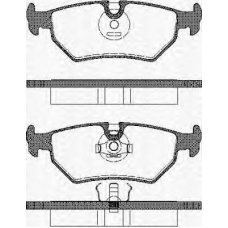 8110 10012 TRISCAN Комплект тормозных колодок, дисковый тормоз