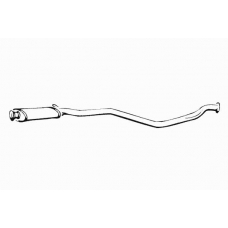 615641 FONOS Средний глушитель выхлопных газов