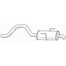 50698 SIGAM Глушитель выхлопных газов конечный