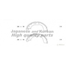 1050-0401 ASHUKI Комплект тормозных колодок