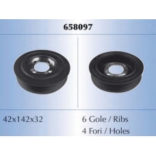 658097 Malo Ременный шкив, коленчатый вал