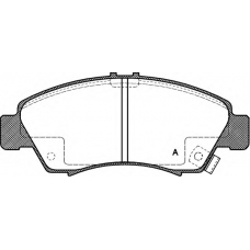 BPA0419.02 OPEN PARTS Комплект тормозных колодок, дисковый тормоз