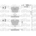 822-560-2K CIFAM Комплект тормозных колодок, дисковый тормоз