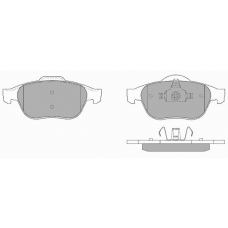 835.1 SIMER Комплект тормозных колодок, дисковый тормоз