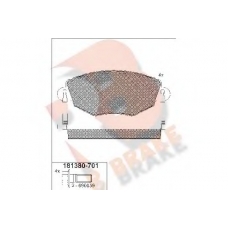 RB1380-701 R BRAKE Комплект тормозных колодок, дисковый тормоз