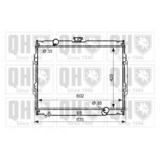 QER2413 QUINTON HAZELL Радиатор, охлаждение двигателя