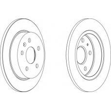 DDF1804C FERODO Тормозной диск