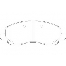 WBP23584A WAGNER LOCKHEED Комплект тормозных колодок, дисковый тормоз