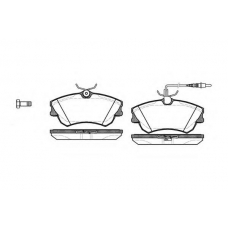 0638.02 QUINTON HAZELL Комплект тормозных колодок, дисковый тормоз