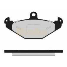 PA1619 BRAKE ENGINEERING Комплект тормозных колодок, дисковый тормоз