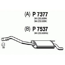 P7377 FENNO Глушитель выхлопных газов конечный