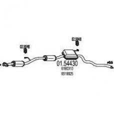 01.54430 MTS Средний глушитель выхлопных газов