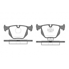 P2813.00 WOKING Комплект тормозных колодок, дисковый тормоз