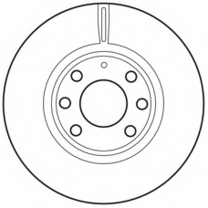 562681BC BENDIX Тормозной диск