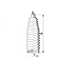 K5504 DA SILVA Пыльник, рулевое управление