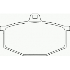 P 68 005 BREMBO Комплект тормозных колодок, дисковый тормоз