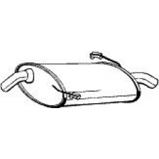 190-907 BOSAL Глушитель выхлопных газов конечный