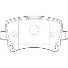 WBP23914A WAGNER LOCKHEED Комплект тормозных колодок, дисковый тормоз