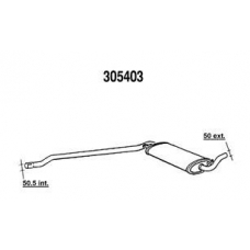 394330540300 MAGNETI MARELLI Выпускной трубопровод