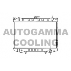 100620 AUTOGAMMA Радиатор, охлаждение двигателя