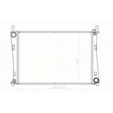 710-0031 TYC Радиатор, охлаждение двигателя