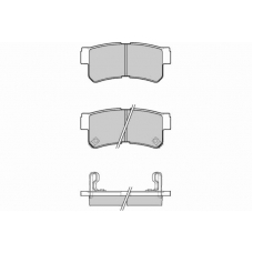 12-1043 E.T.F. Комплект тормозных колодок, дисковый тормоз