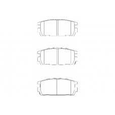 WBP23813A WAGNER LOCKHEED Комплект тормозных колодок, дисковый тормоз