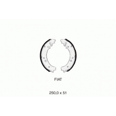 6.054 PEX Комплект тормозных колодок