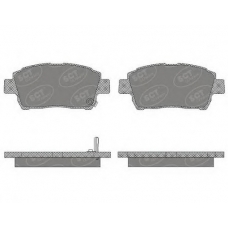 SP 656 PR SCT Комплект тормозных колодок, дисковый тормоз
