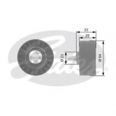 T42170 GATES Паразитный / ведущий ролик, зубчатый ремень