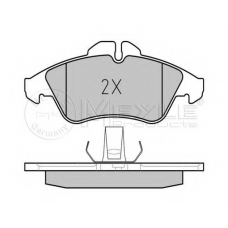 025 215 7620/PD MEYLE Комплект тормозных колодок, дисковый тормоз