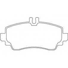WBP23070A WAGNER LOCKHEED Комплект тормозных колодок, дисковый тормоз