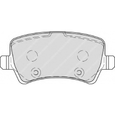 FDB4237 FERODO Комплект тормозных колодок, дисковый тормоз