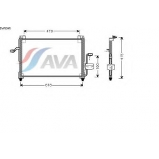 DW5045 AVA Конденсатор, кондиционер