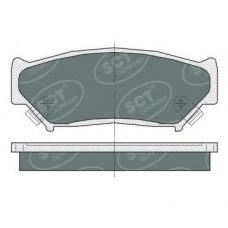 SP 361 SCT Комплект тормозных колодок, дисковый тормоз