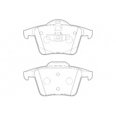 WBP24011A WAGNER LOCKHEED Комплект тормозных колодок, дисковый тормоз