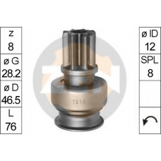 225476 ERA Привод с механизмом свободного хода, стартер