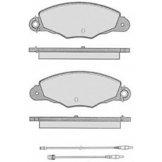 RA.0685.0 RAICAM Комплект тормозных колодок, дисковый тормоз