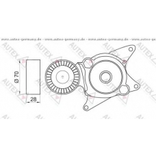 654479 AUTEX Натяжитель ремня, клиновой зубча