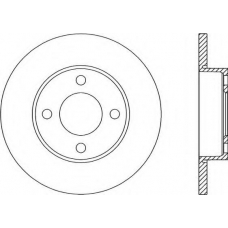 BDR1019.10 OPEN PARTS Тормозной диск